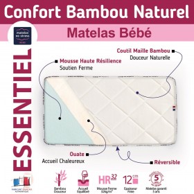 Matelas bébé bambou sa description