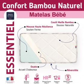 Matelas bébé ferme