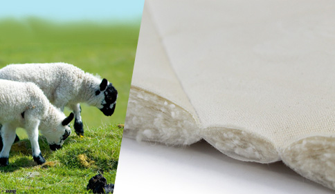 Matelas bébé laine de mouton, garnissage